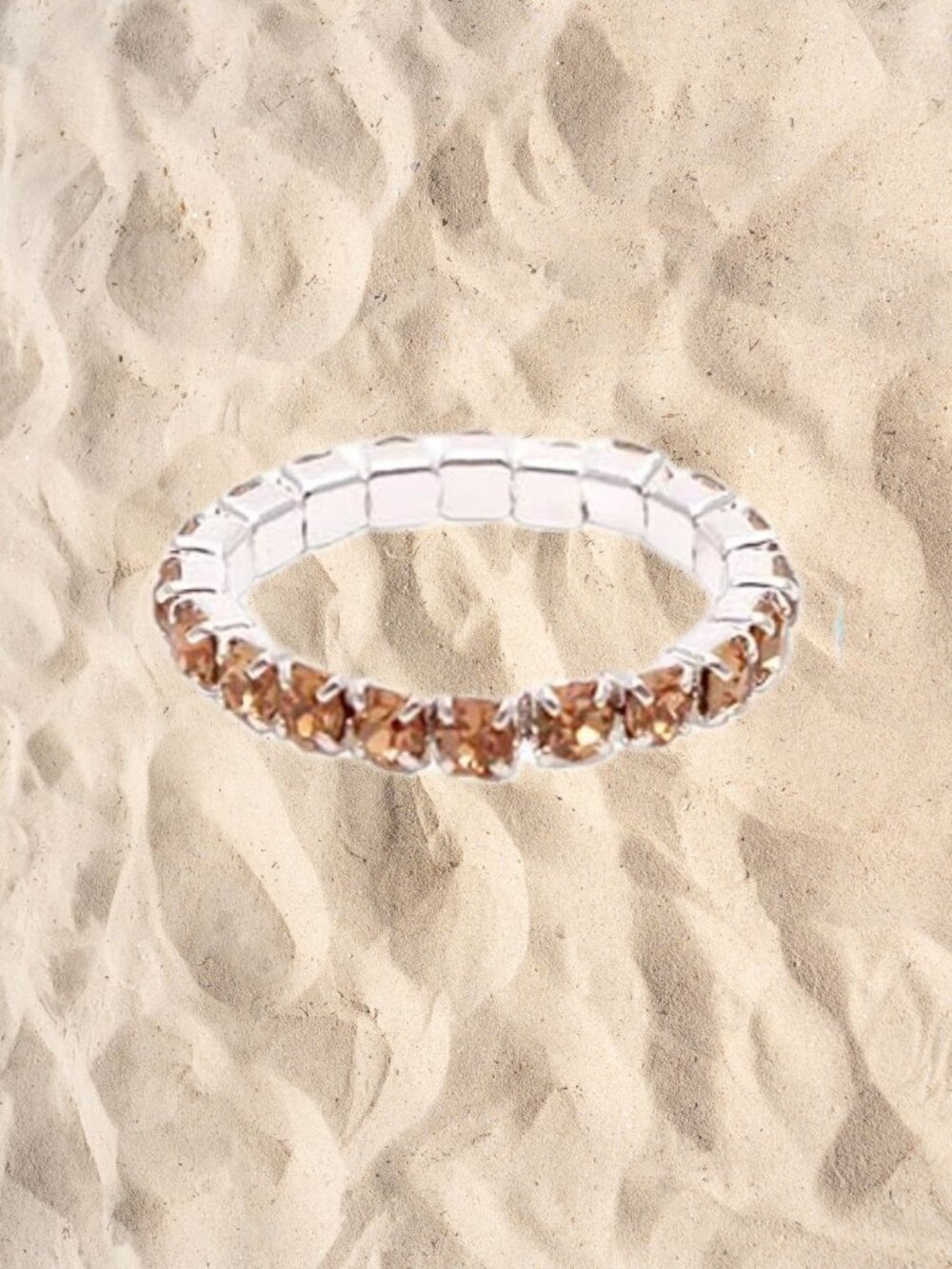 Crystal Invisible Toe Ring - Picture 4 of 6